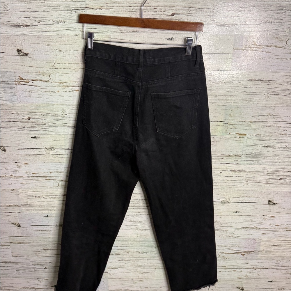 Oak + Fort Two-Tone Black and Blue Women's Jeans size small - Picture 6 of 6